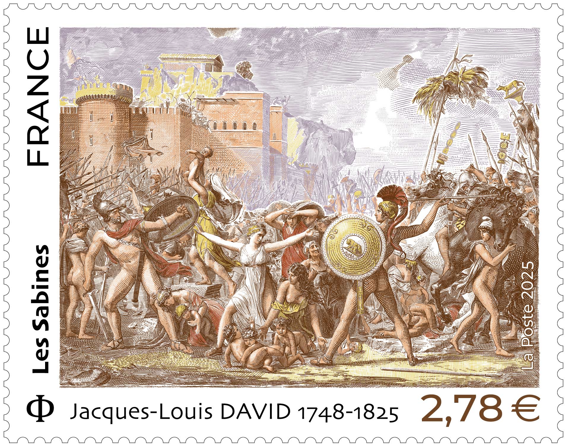 2025 JACQUES-LOUIS DAVID 1748-1825 LES SABINES