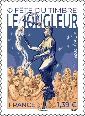 2025 FÊTE DU TIMBRE - Le jongleur