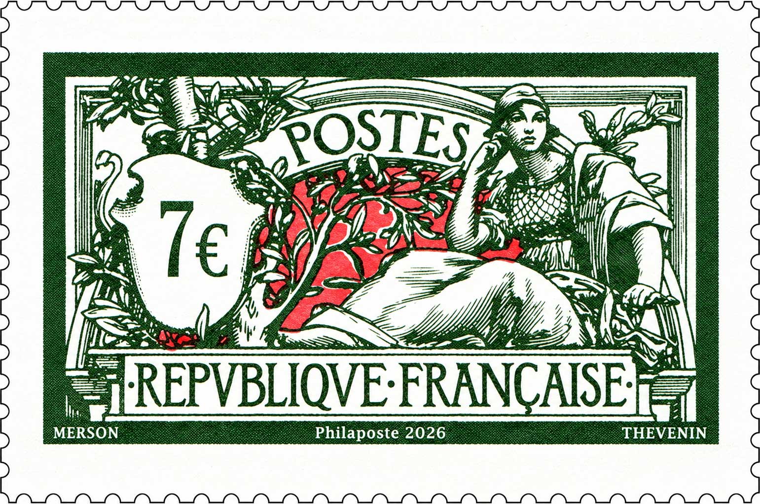 2026 Sans légende particulière - type Merson