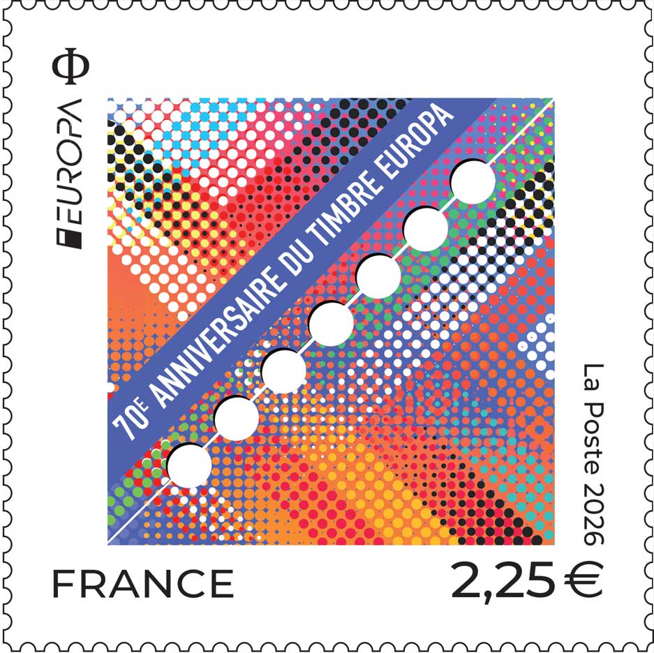 2026 70e anniversaire du timbre EUROPA