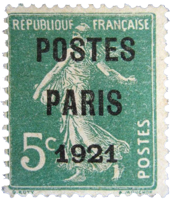 1921 POSTES PARIS