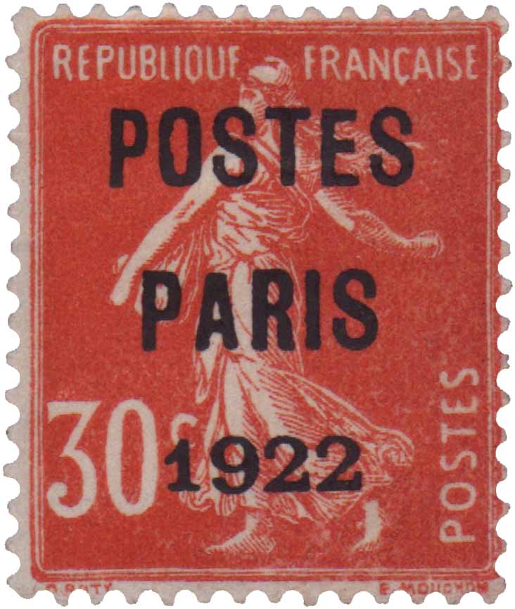 1922 POSTES PARIS