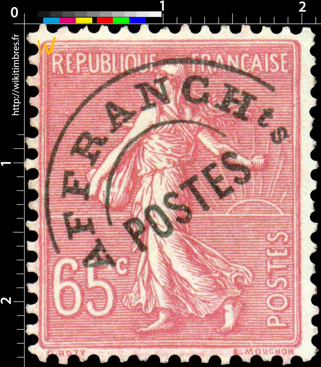 1926 Sans légende particulière - type semeuse lignée / surchargé 