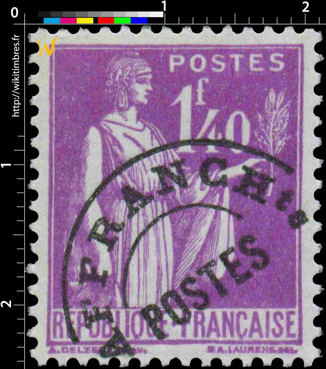 1939 Sans légende particulière - type Paix