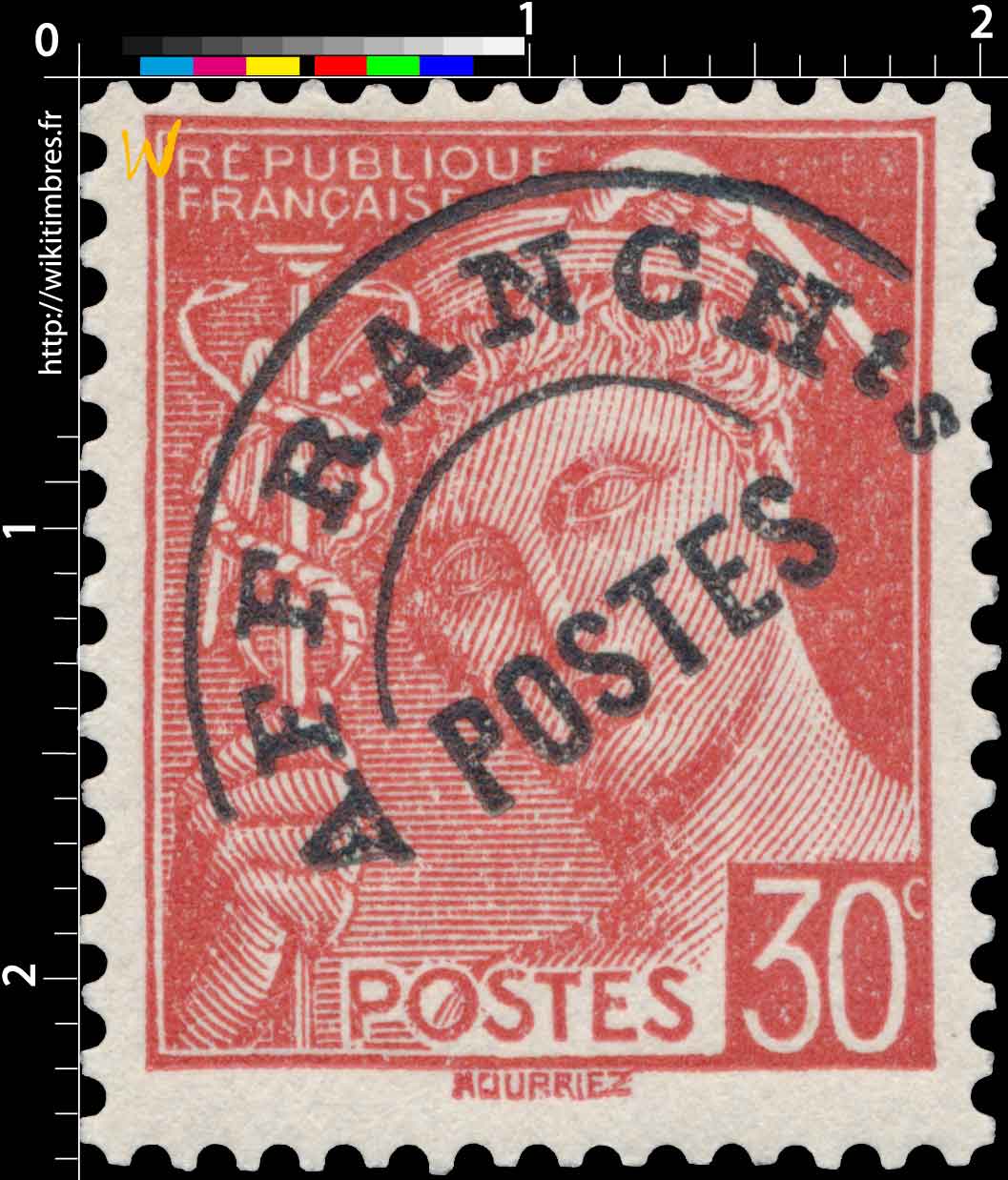 1941 Sans légende particulière - type mercure