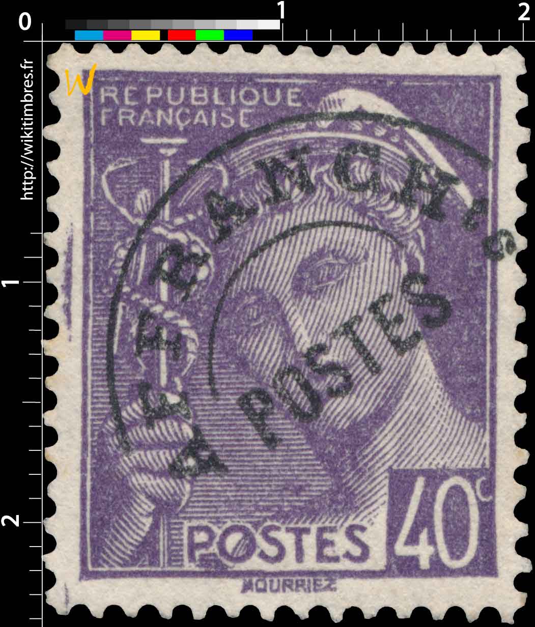 1942 Sans légende particulière - type mercure