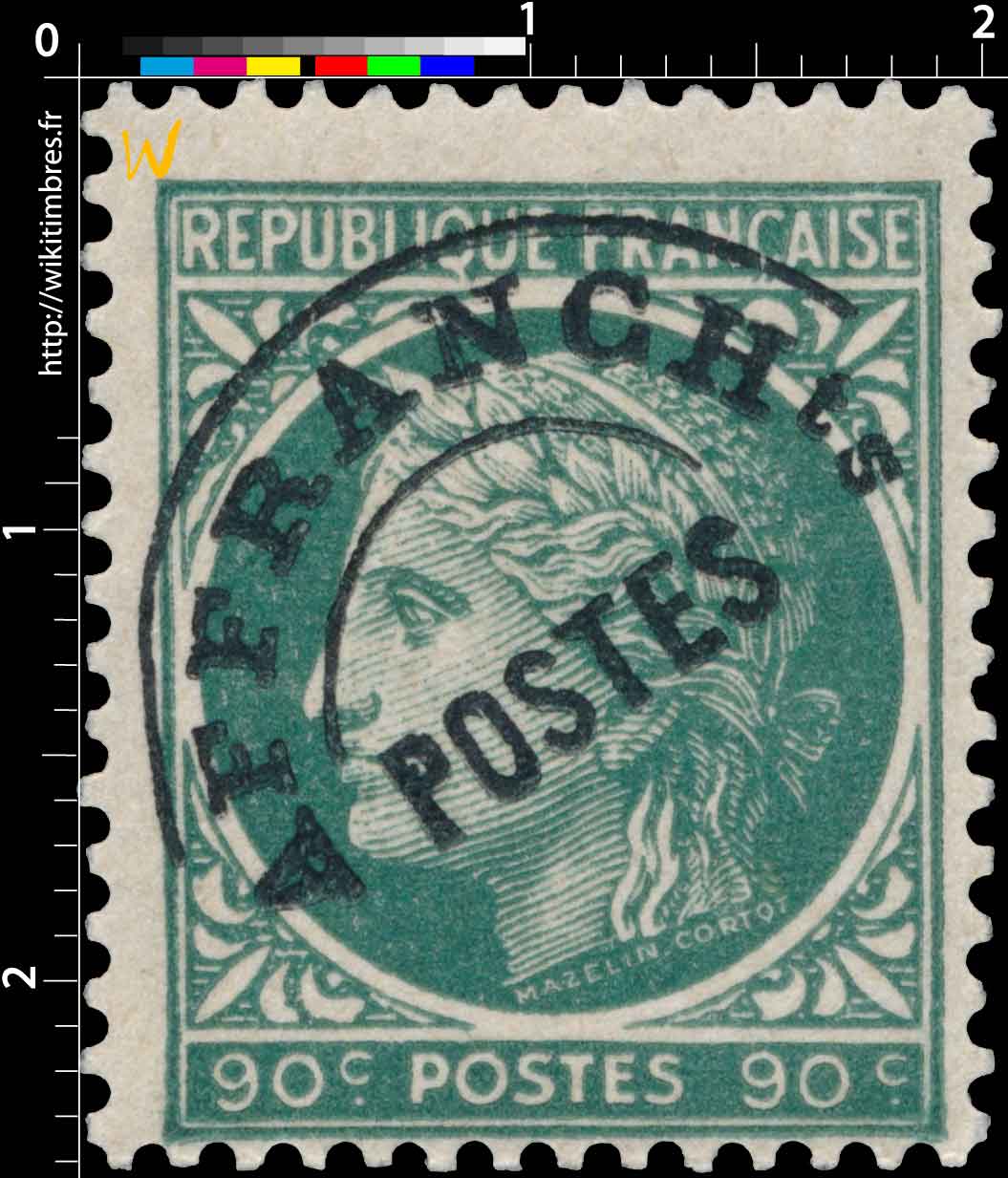 Sans légende particulière- type Cérès de Mazelin