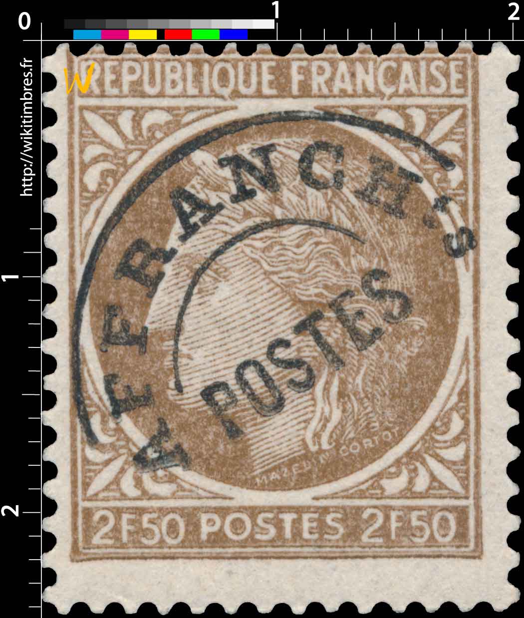 Sans légende particulière- type Cérès de Mazelin