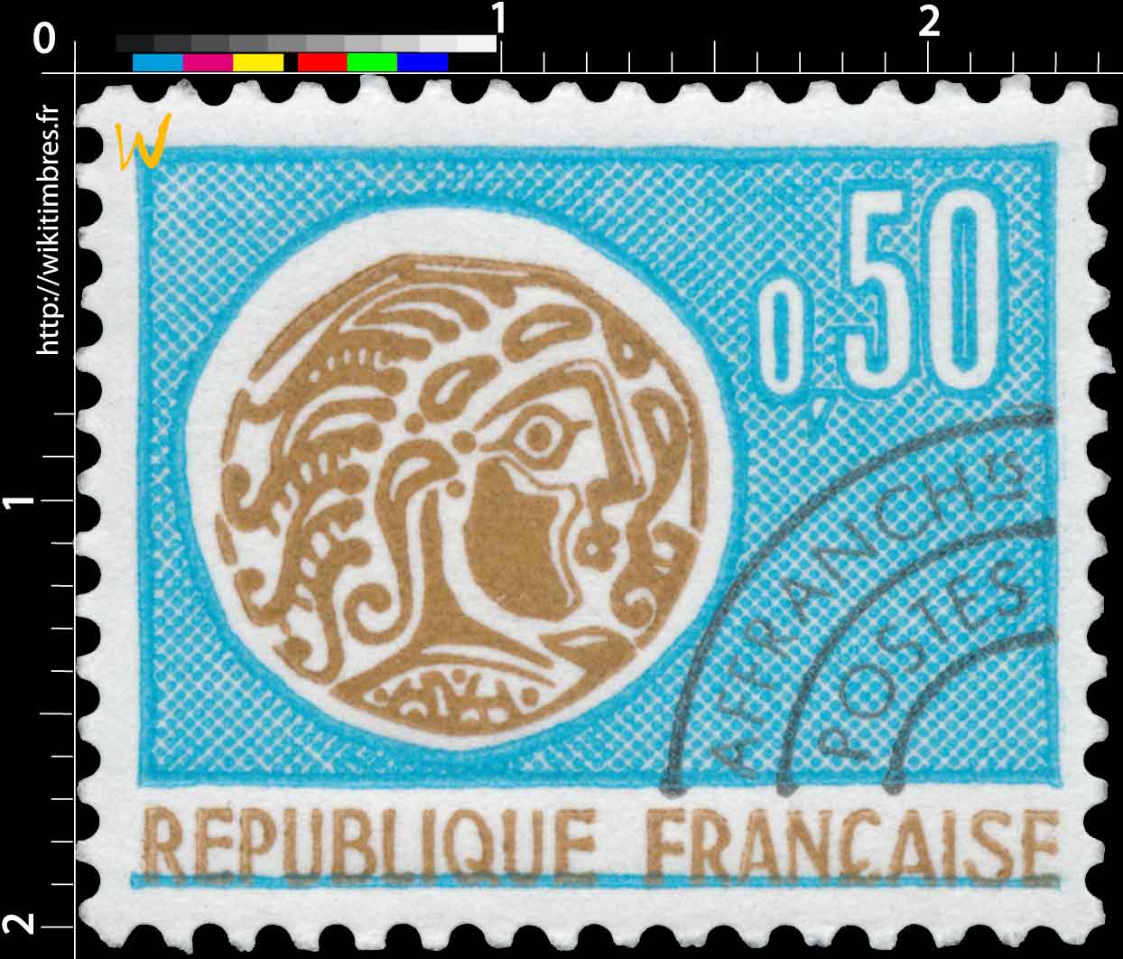 Sans légende particulière - type monnaie gauloise