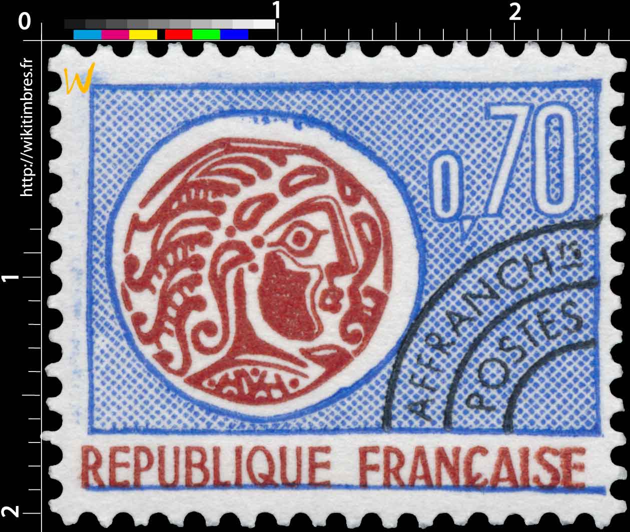 Sans légende particulière - type monnaie gauloise