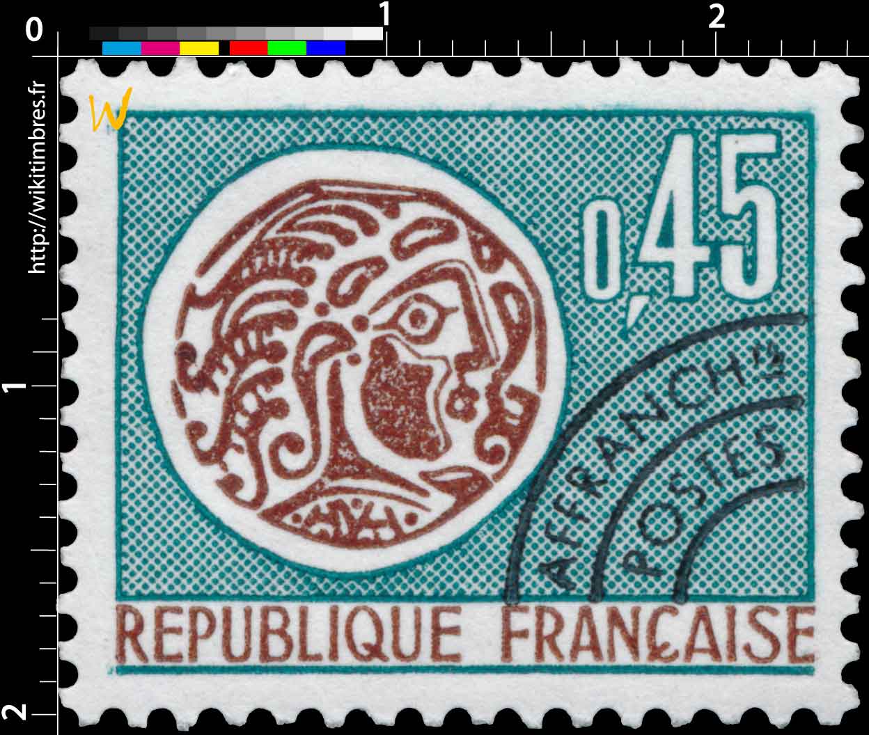 Sans légende particulière - type monnaie gauloise
