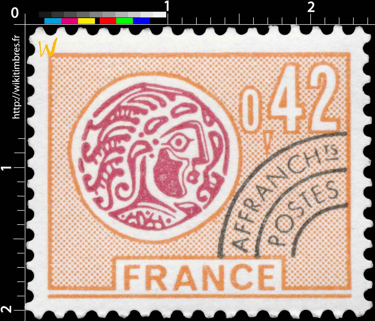 Sans légende particulière - type monnaie gauloise