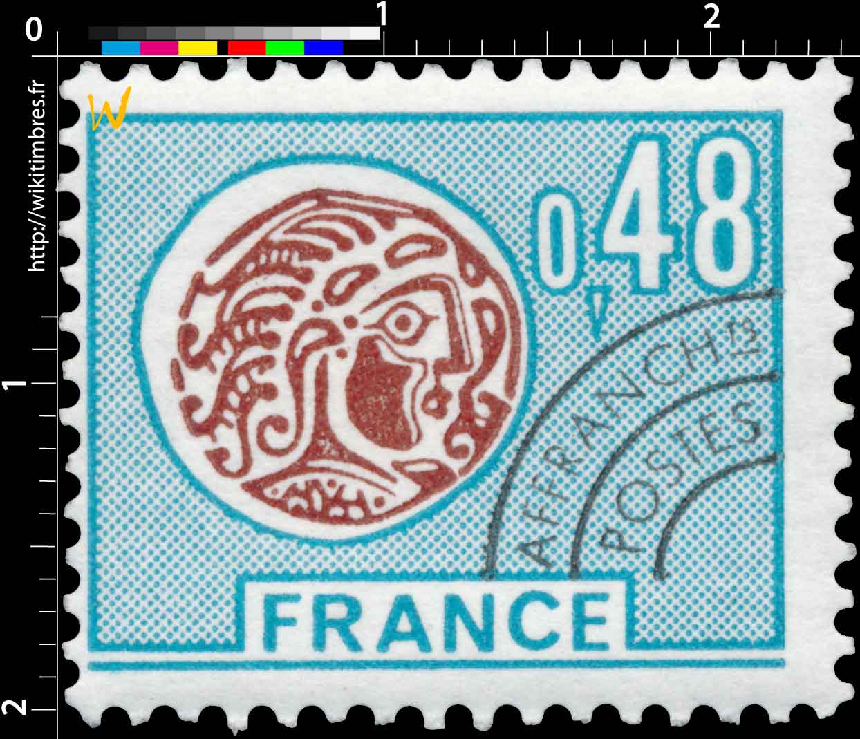 Sans légende particulière - type monnaie gauloise