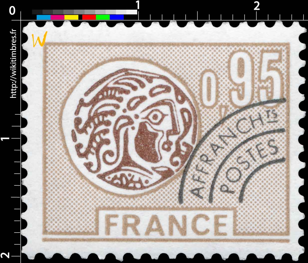 Sans légende particulière - type monnaie gauloise