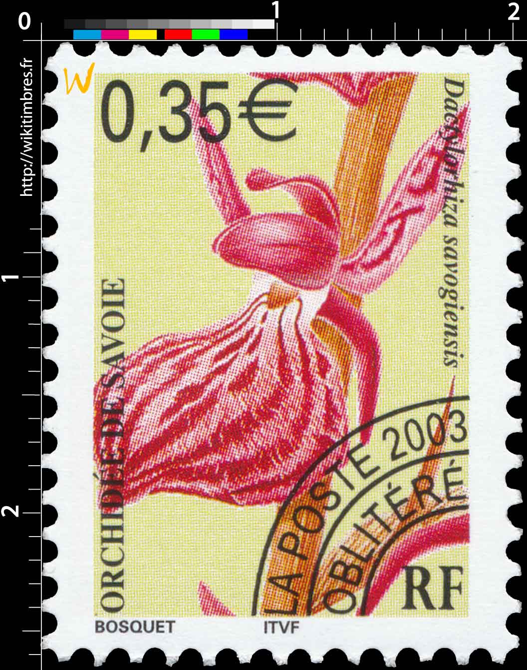 2003 ORCHIDÉE DE SAVOIE Dactylorhiza savogiensis