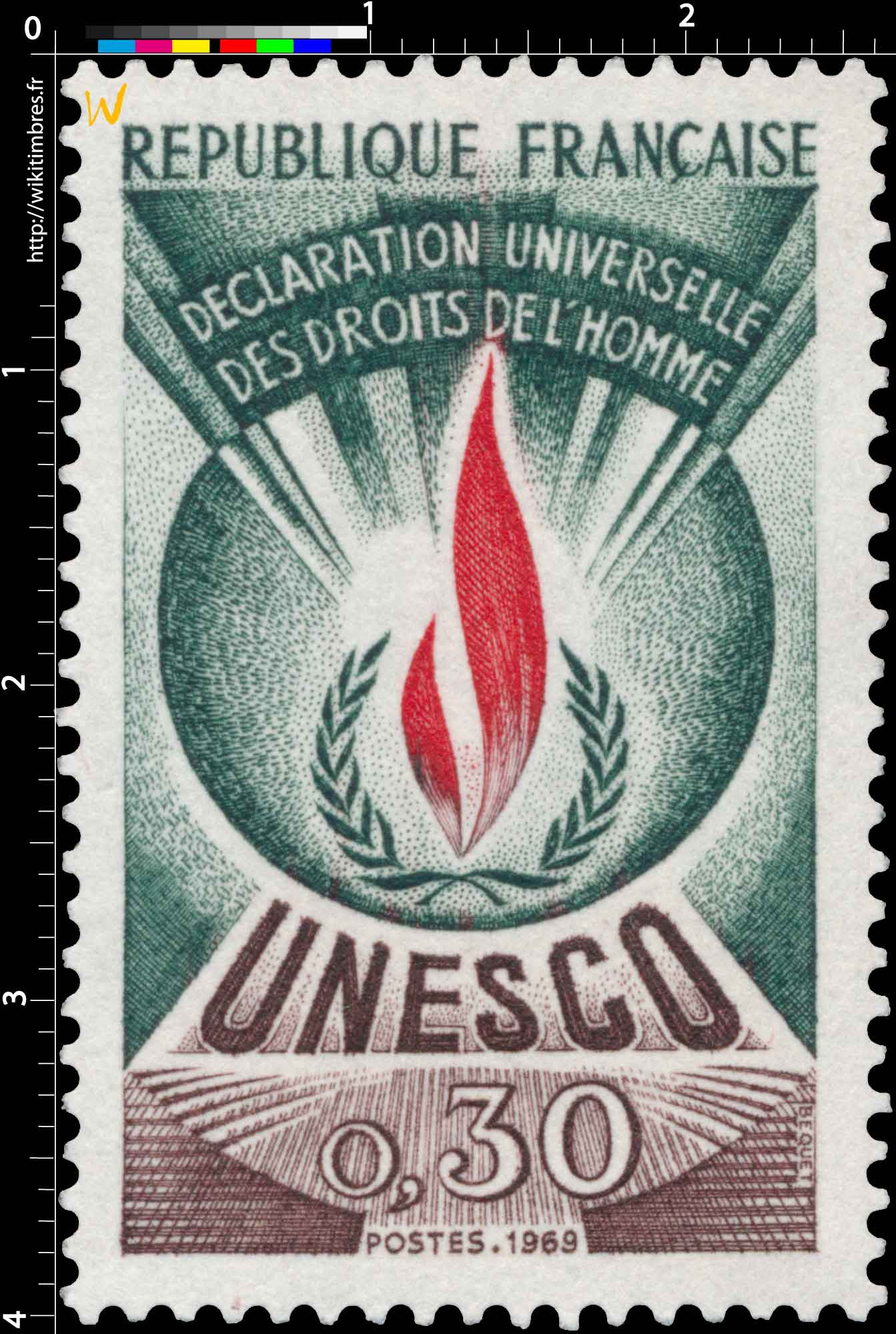 1969 UNESCO DÉCLARATION UNIVERSELLE DES DROITS DE L'HOMME