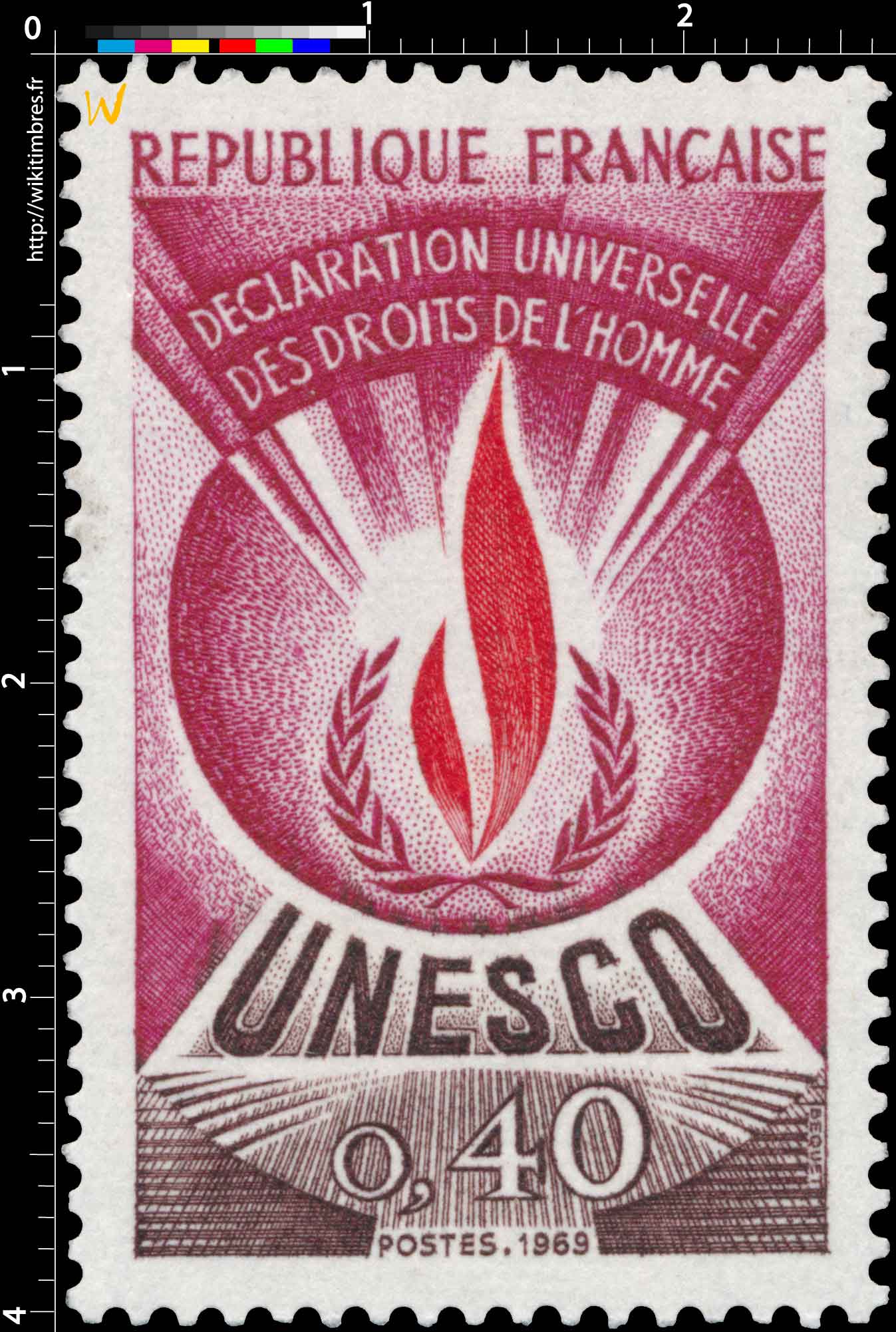 1969 UNESCO DÉCLARATION UNIVERSELLE DES DROITS DE L'HOMME
