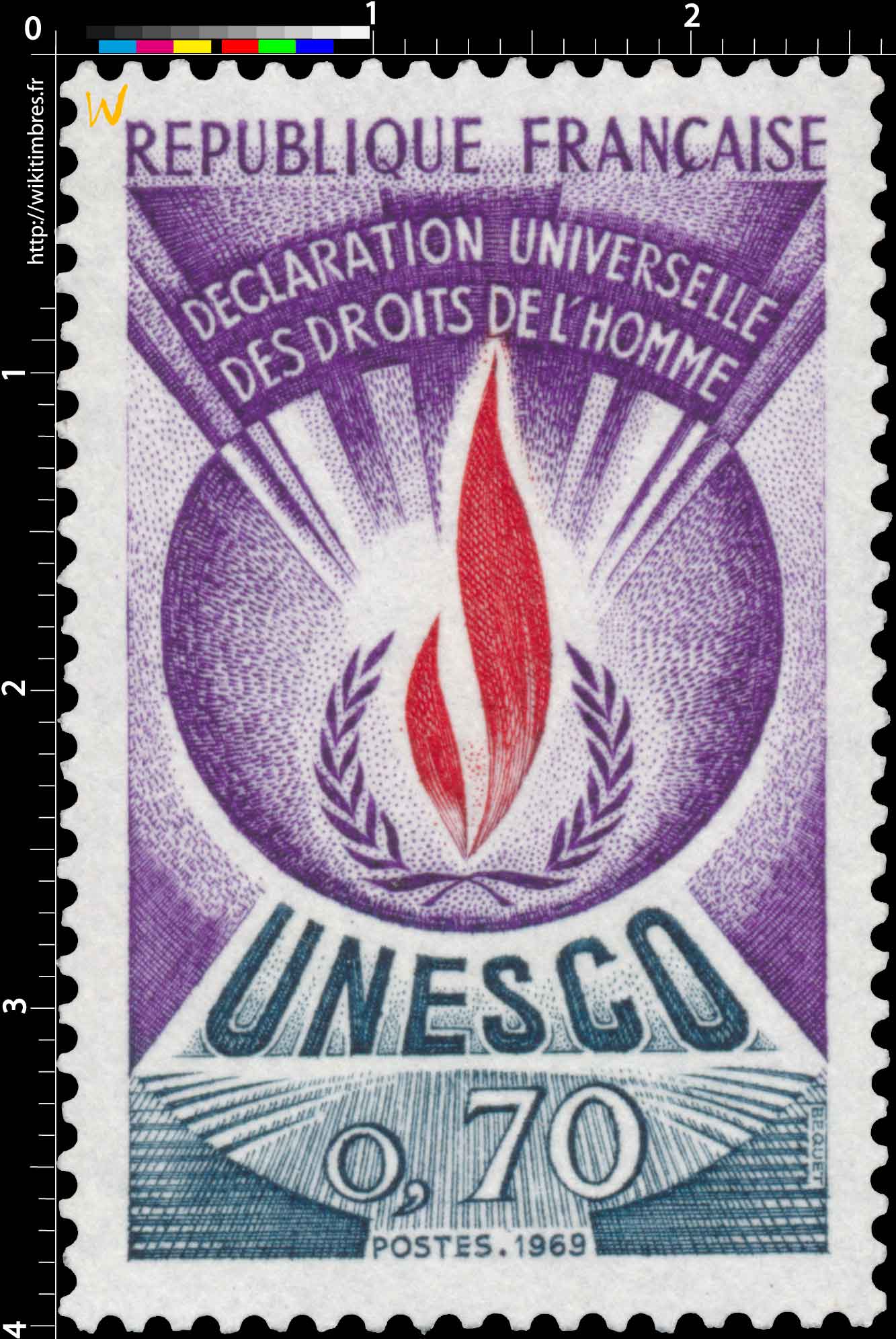 1969 UNESCO DÉCLARATION UNIVERSELLE DES DROITS DE L'HOMME