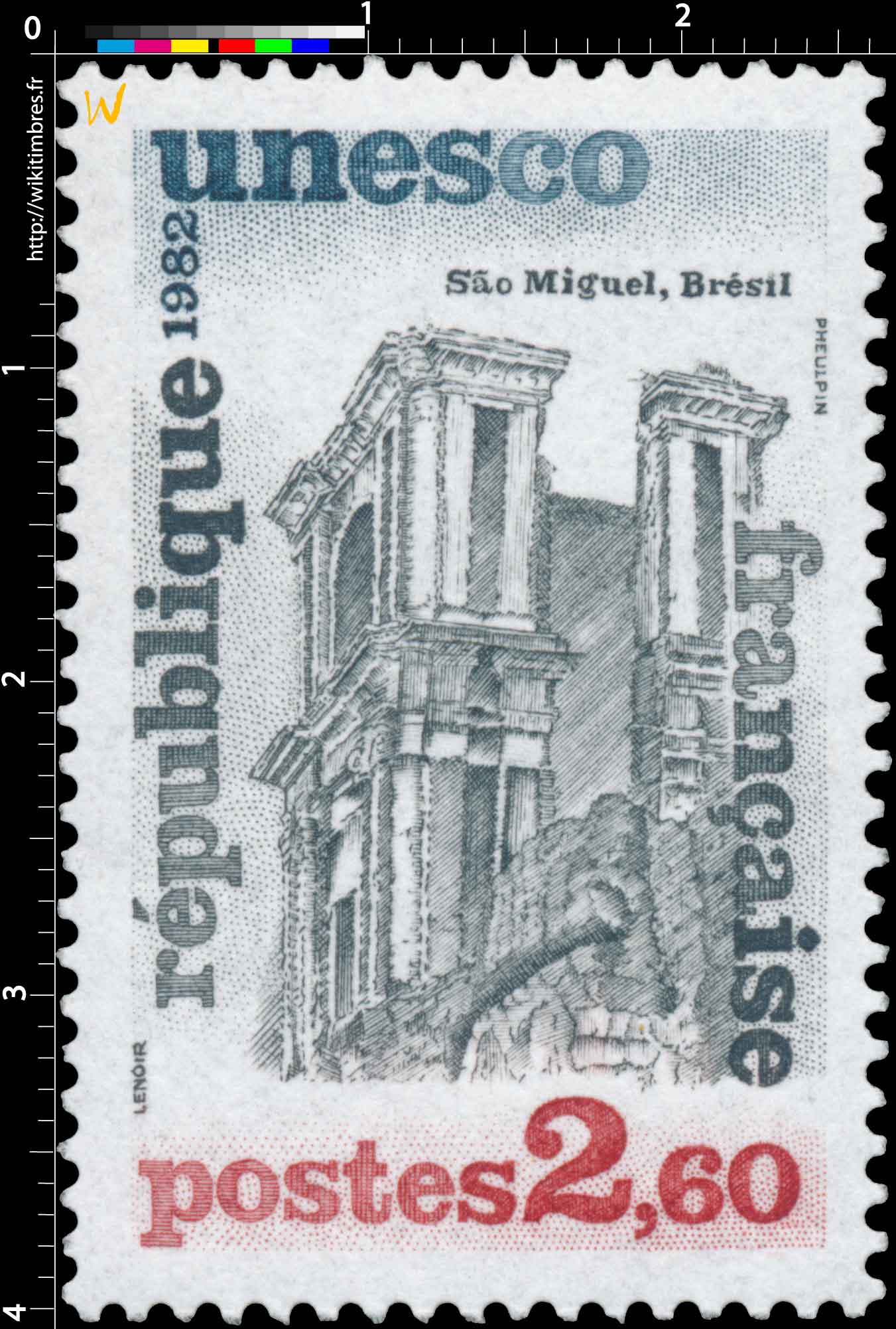 1982 Unesco Sâo Miguel, Brésil