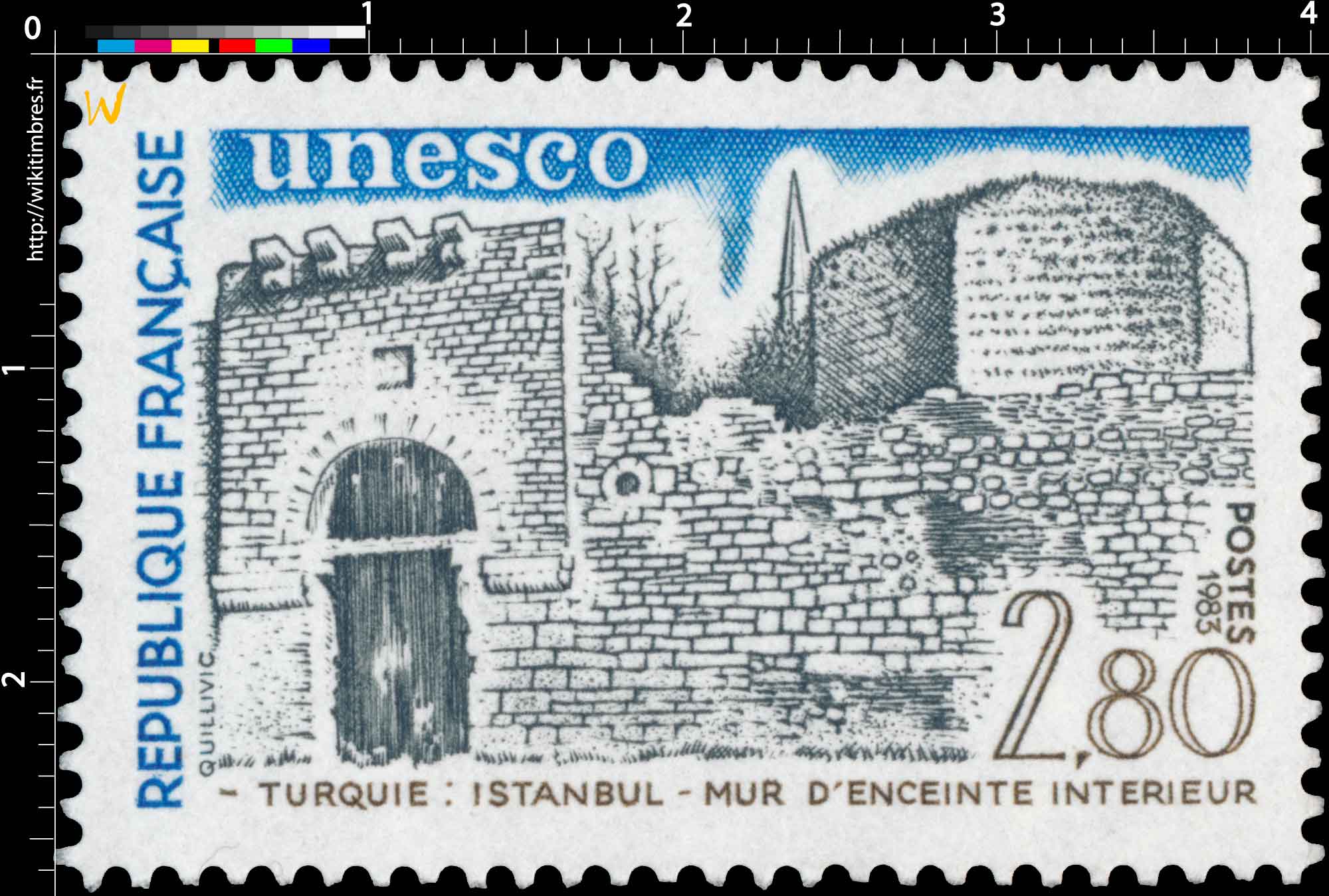 1983 Unesco TURQUIE : ISTANBUL - MUR D'ENCEINTE INTÉRIEUR