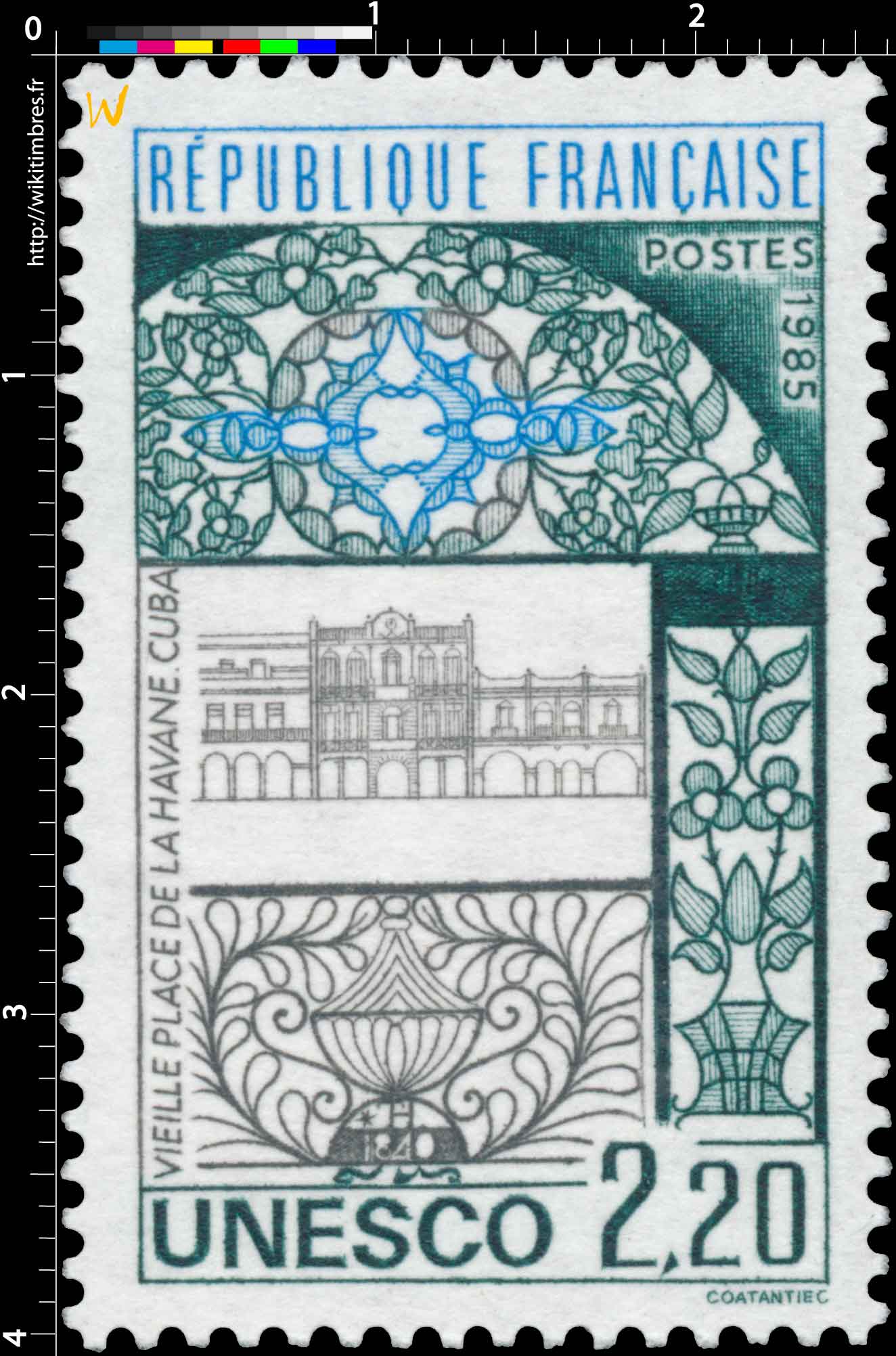 1985 Unesco VIEILLE PLACE DE LA HAVANE. CUBA