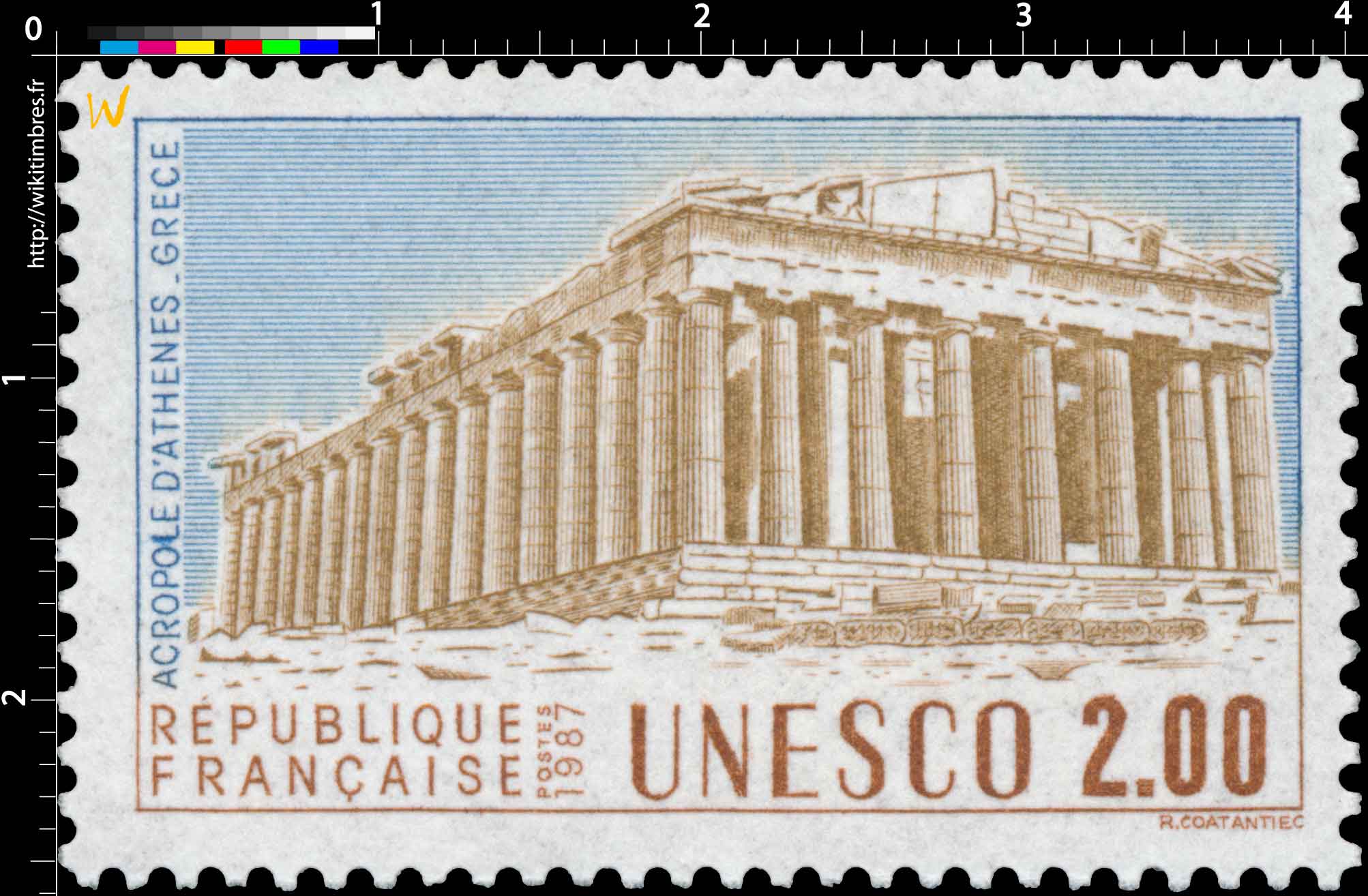1987 UNESCO ACROPOLE D'ATHÈNES - GRÈCE