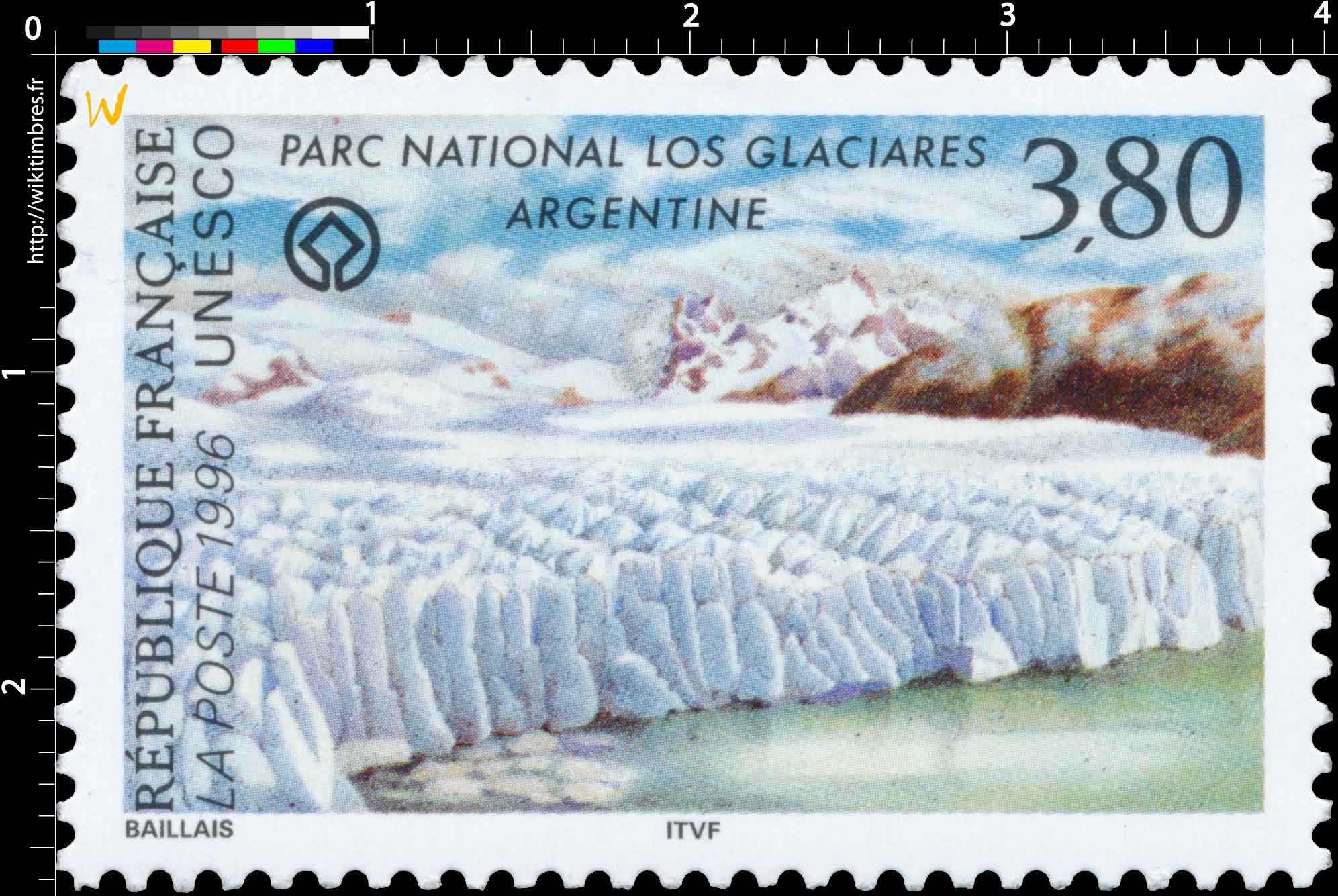 1996 UNESCO PARC NATIONAL LES GLACIARES ARGENTINE