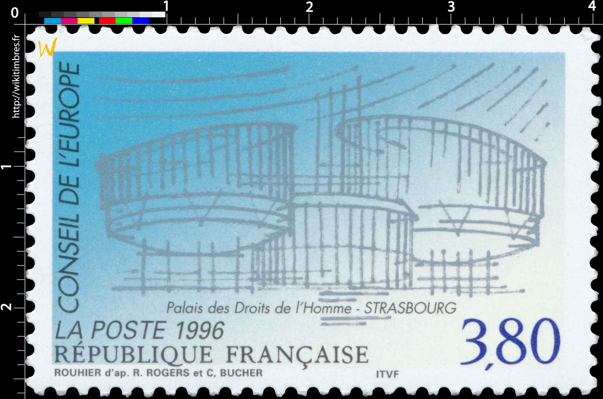 1996 CONSEIL DE L'EUROPE Palais de Droits de l'Homme - Strasbourg