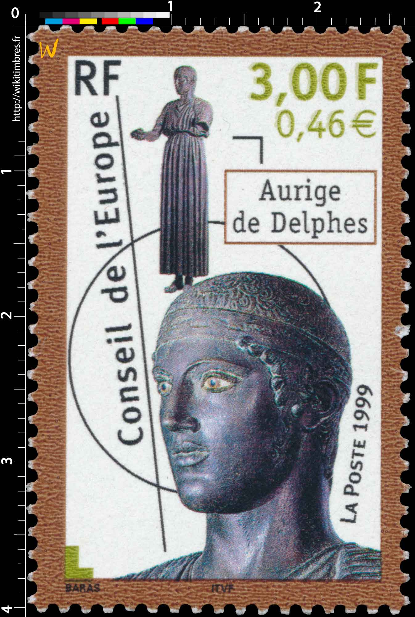 1999 Conseil de l'Europe Aurige de Delphes