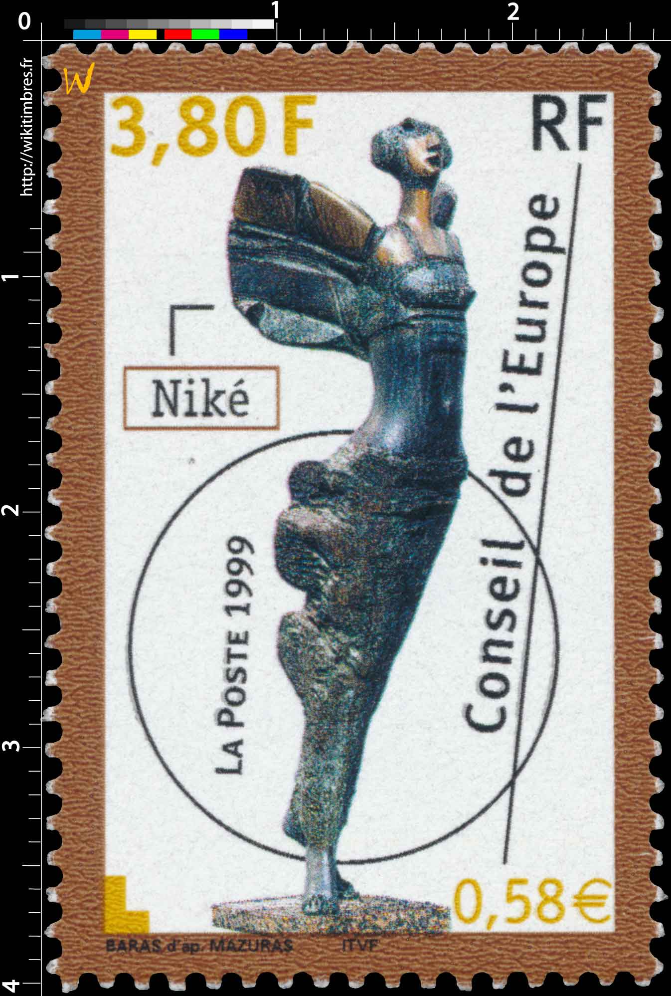 1999 Conseil de l'Europe Niké