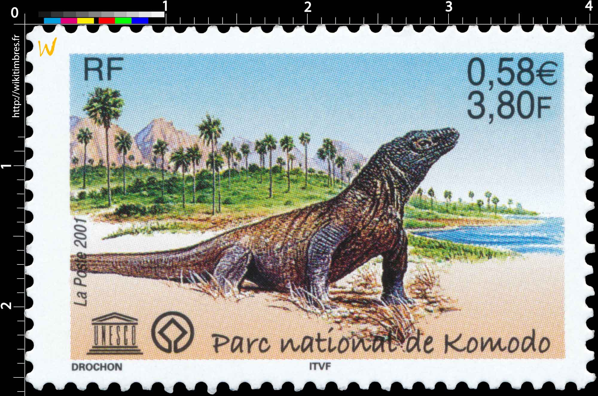 2001 UNESCO Parc national de Komodo