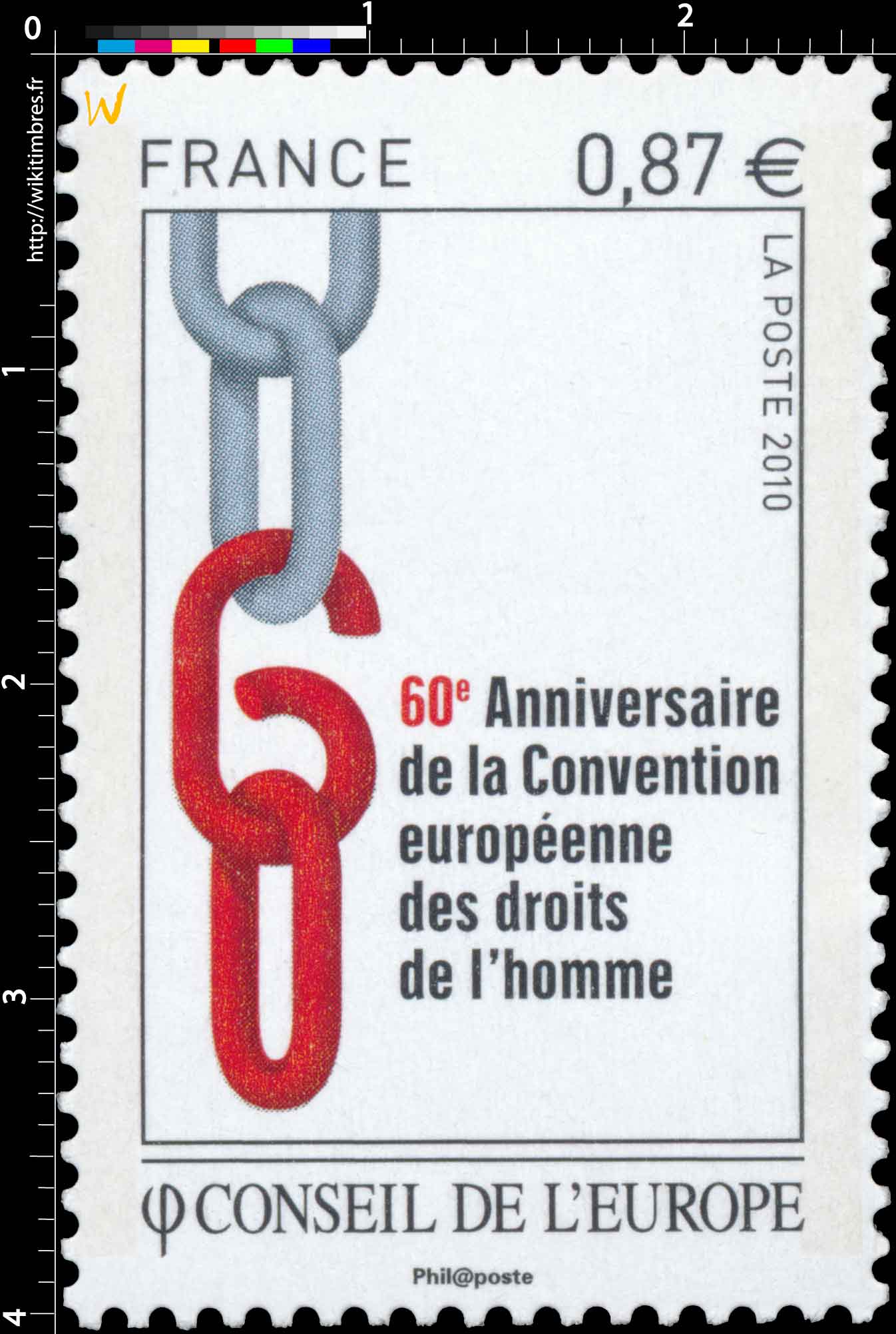 2010 Conseil de l’Europe - 60e Anniversaire de la Convention européenne des droits de l’homme