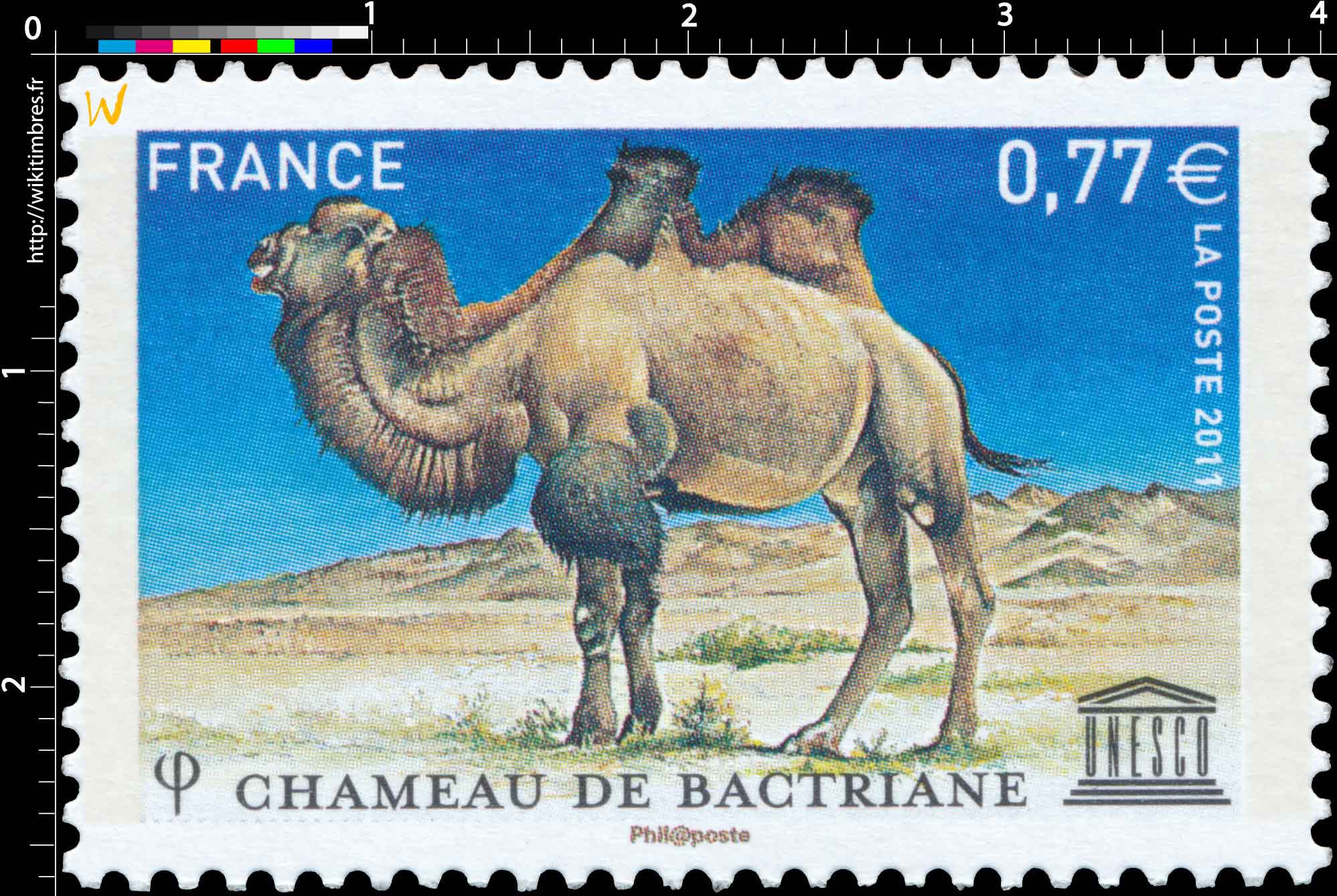 2011 CHAMEAU DE BACTRIANE UNESCO