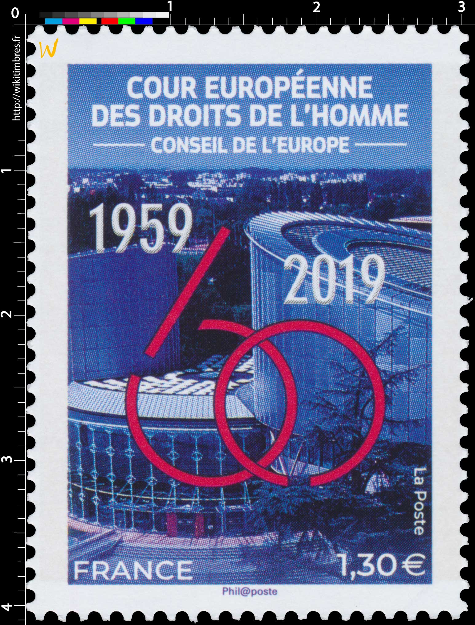Conseil de l’Europe  Cour Européenne des Droits de l'Homme 1959 - 2019