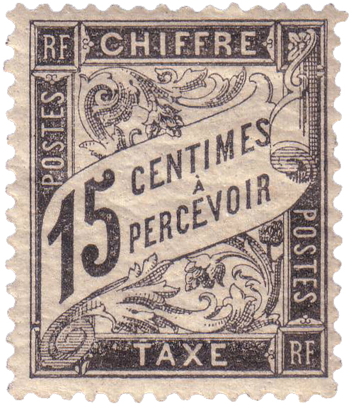 1881 CHIFFRE TAXE A PERCEVOIR - type Duval