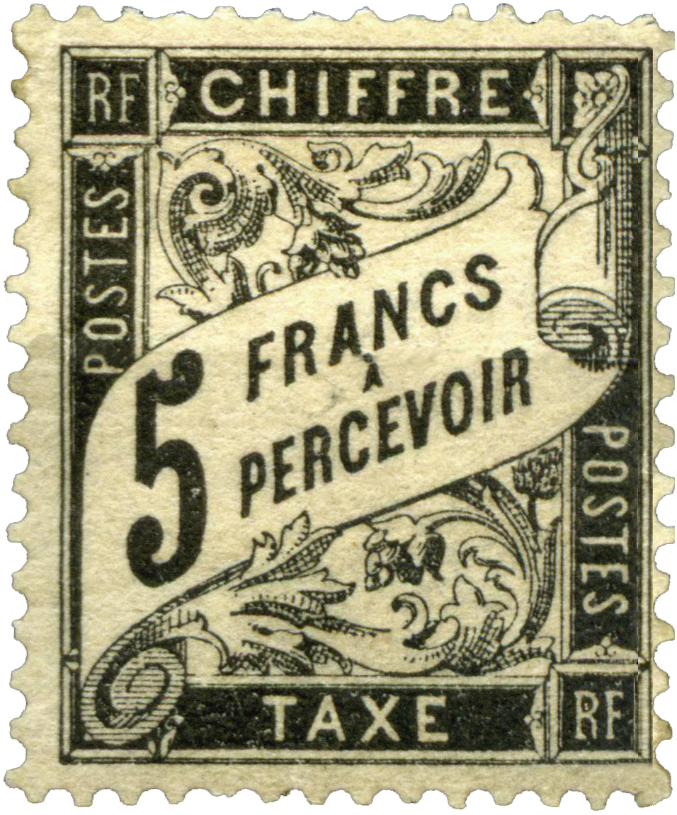 1881 CHIFFRE TAXE A PERCEVOIR - type Duval