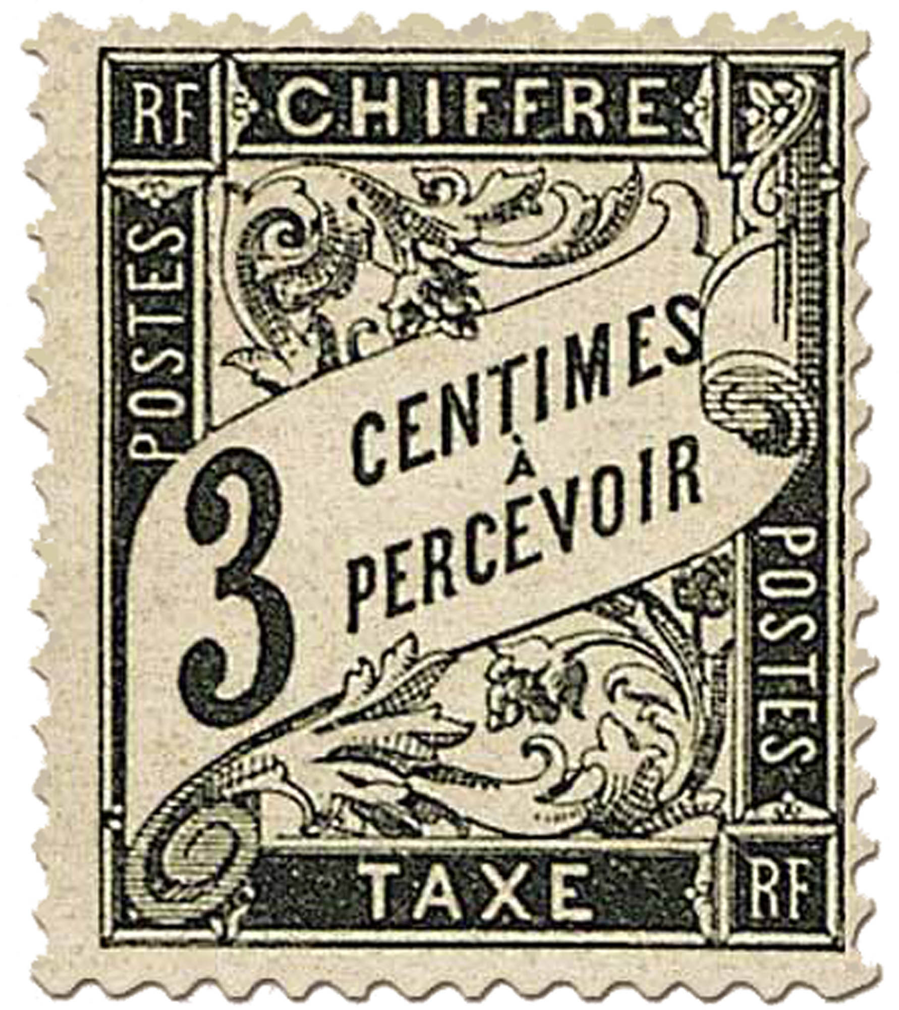 1882 CHIFFRE TAXE A PERCEVOIR - type Duval