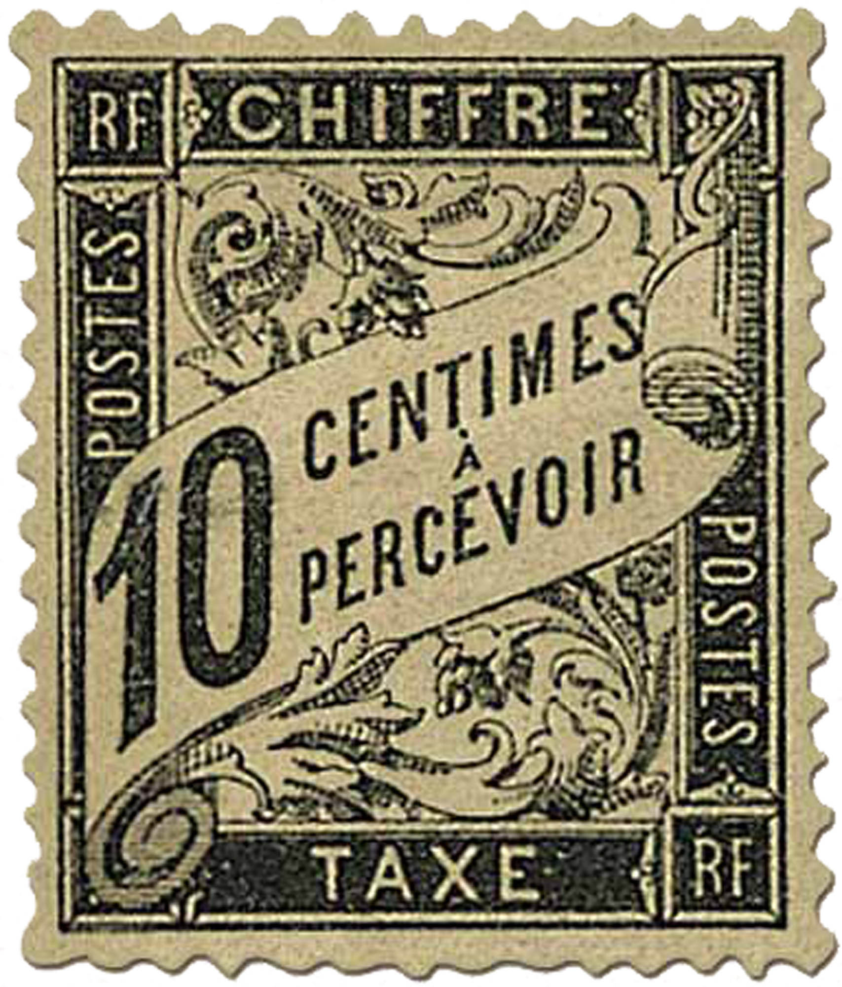 1882 CHIFFRE TAXE A PERCEVOIR - type Duval