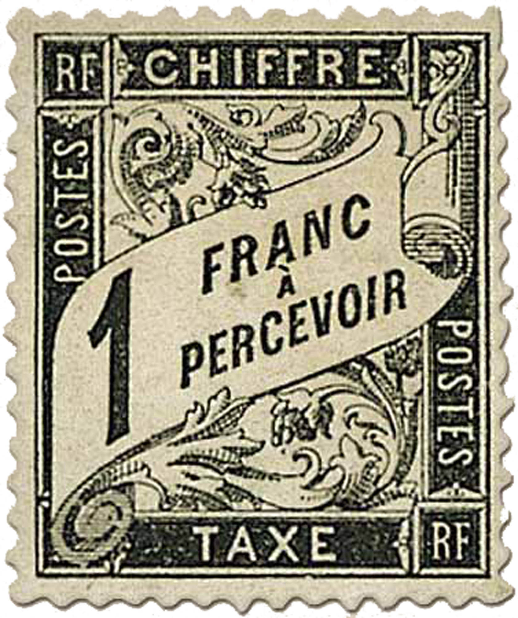 1882 CHIFFRE TAXE A PERCEVOIR - type Duval