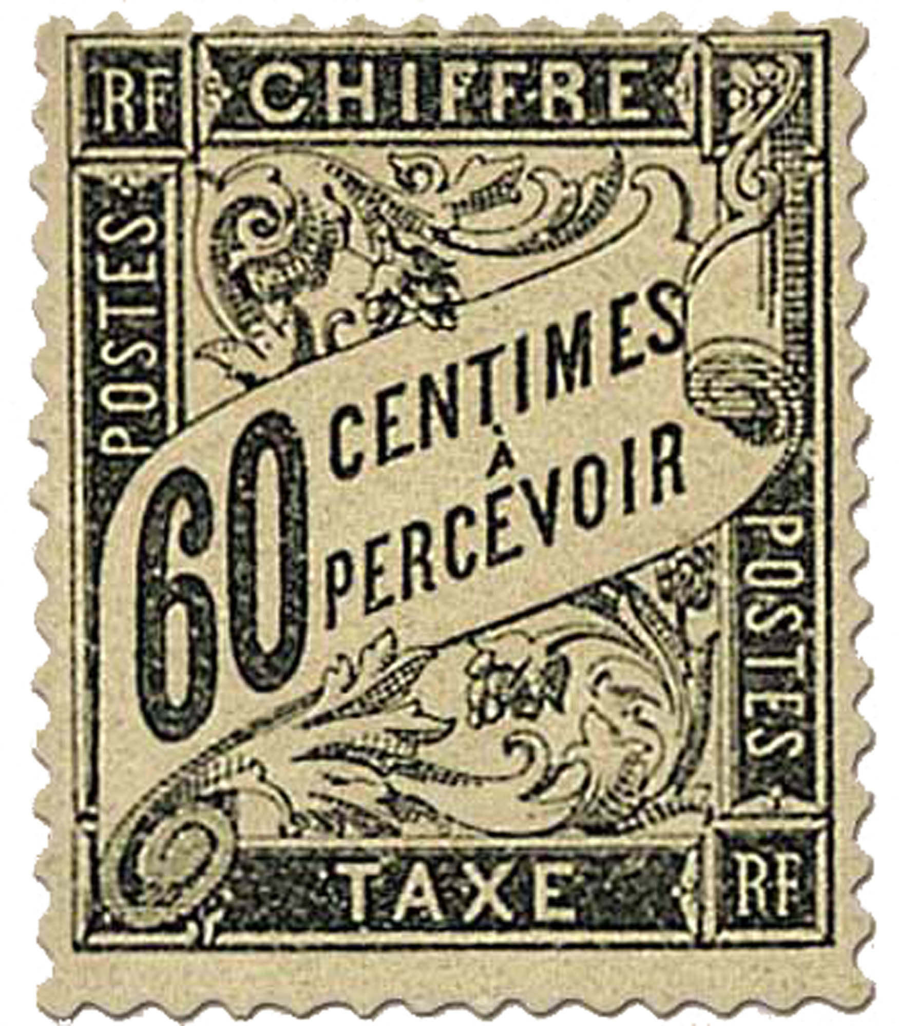 1884 CHIFFRE TAXE A PERCEVOIR - type Duval