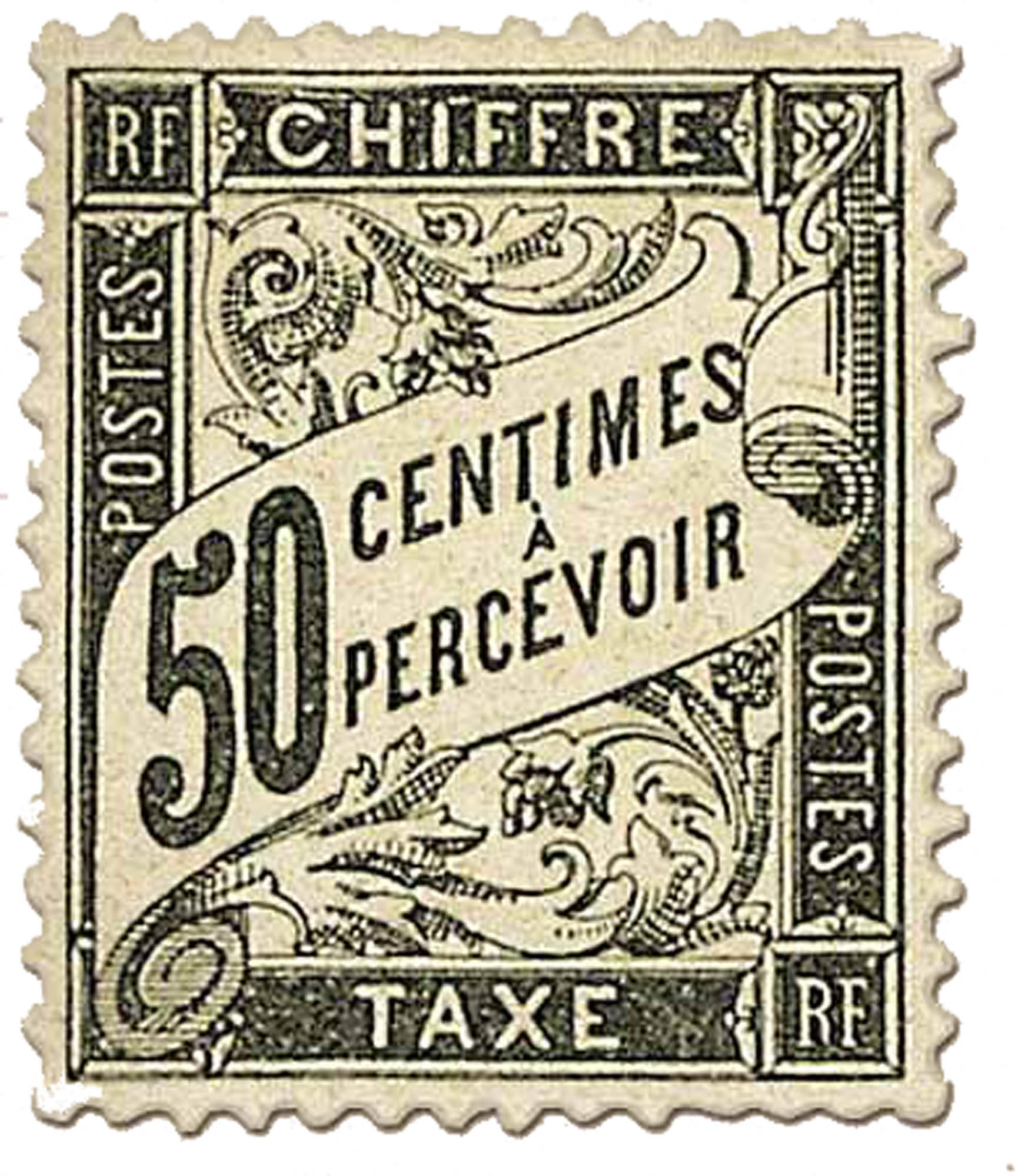 1892 CHIFFRE TAXE A PERCEVOIR - type Duval