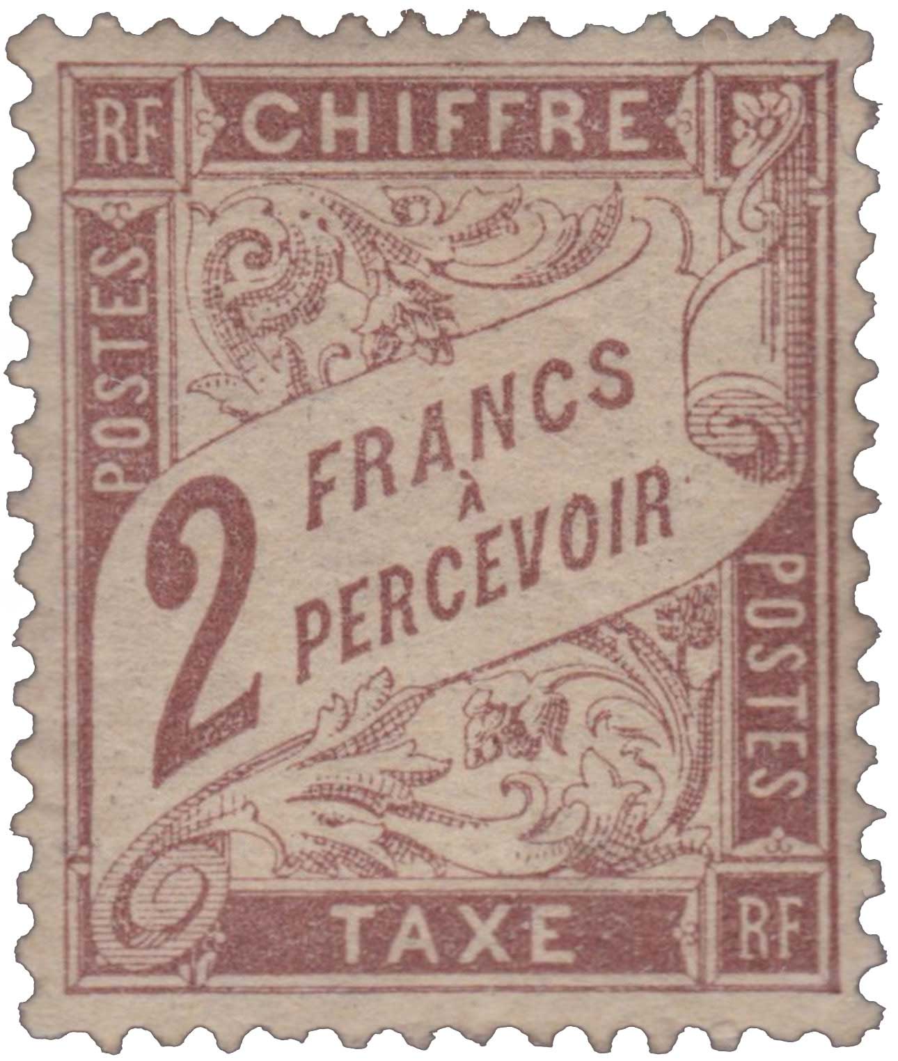 1894 CHIFFRE TAXE A PERCEVOIR - type Duval