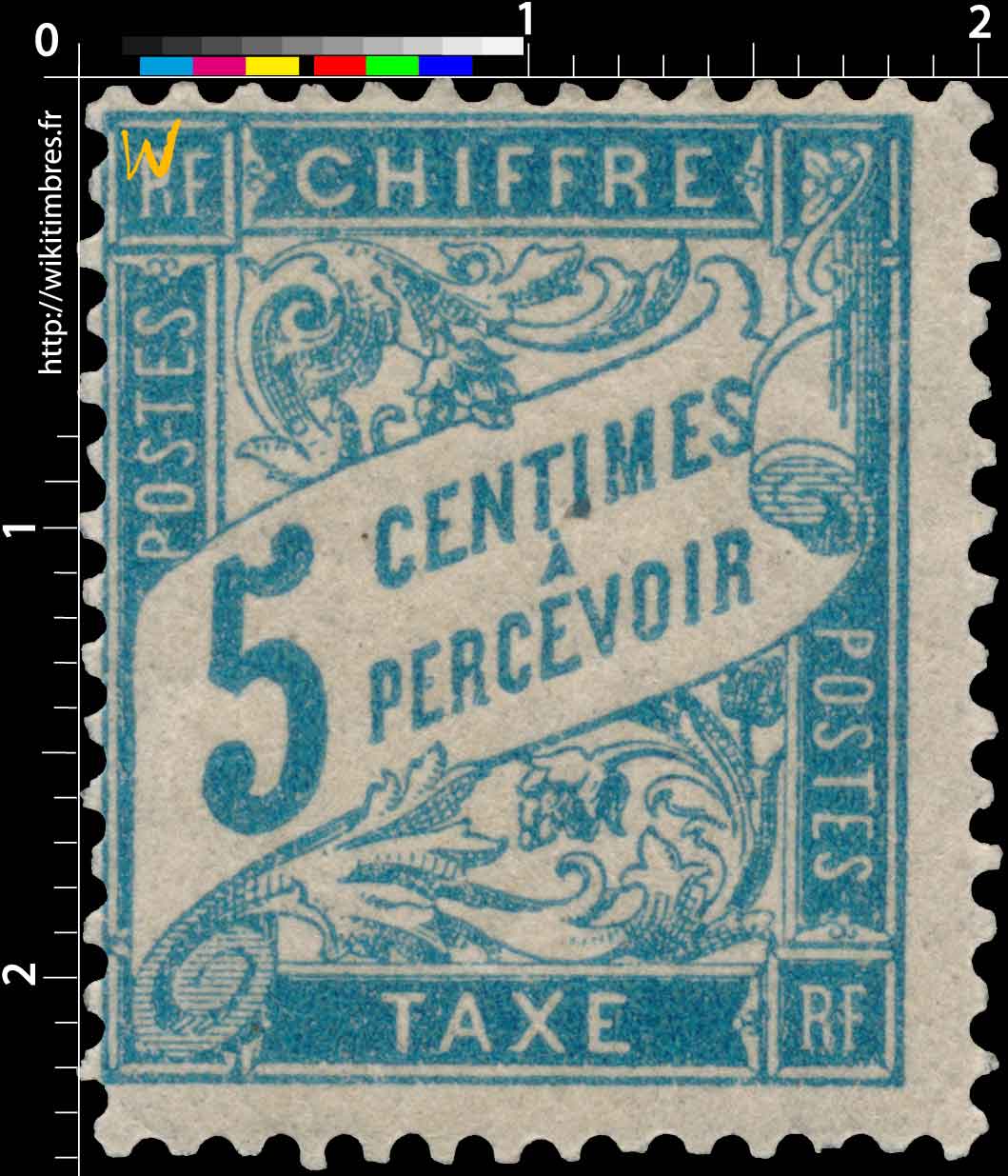 1894 CHIFFRE TAXE A PERCEVOIR - type Duval