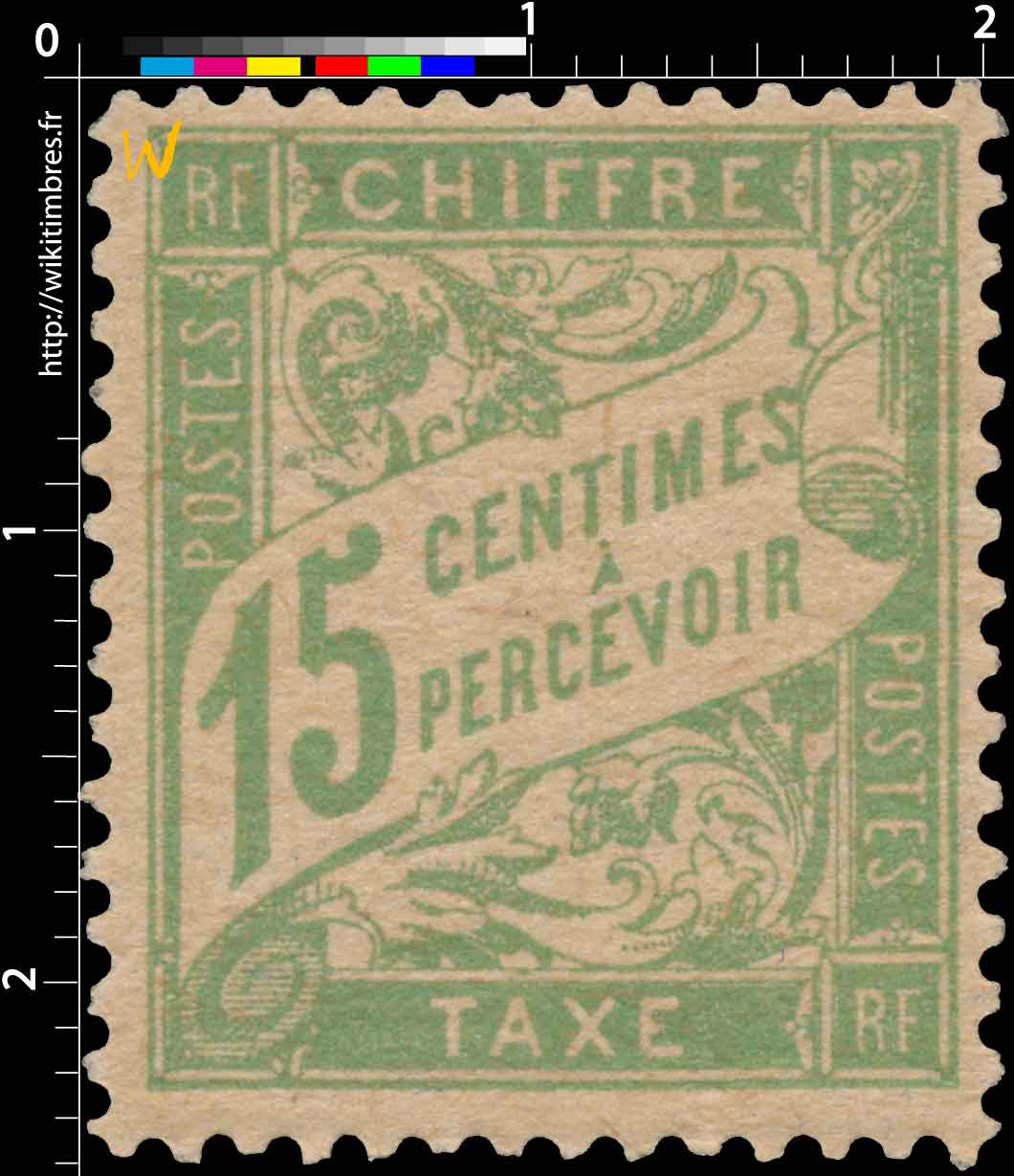 1894 CHIFFRE TAXE A PERCEVOIR - type Duval