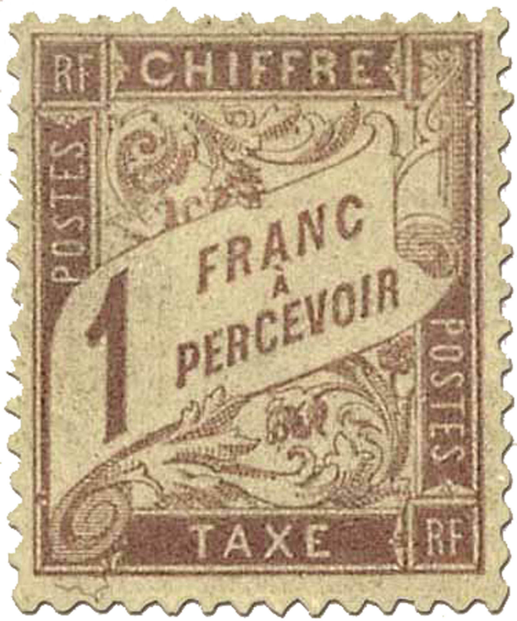 1896 CHIFFRE TAXE A PERCEVOIR - type Duval