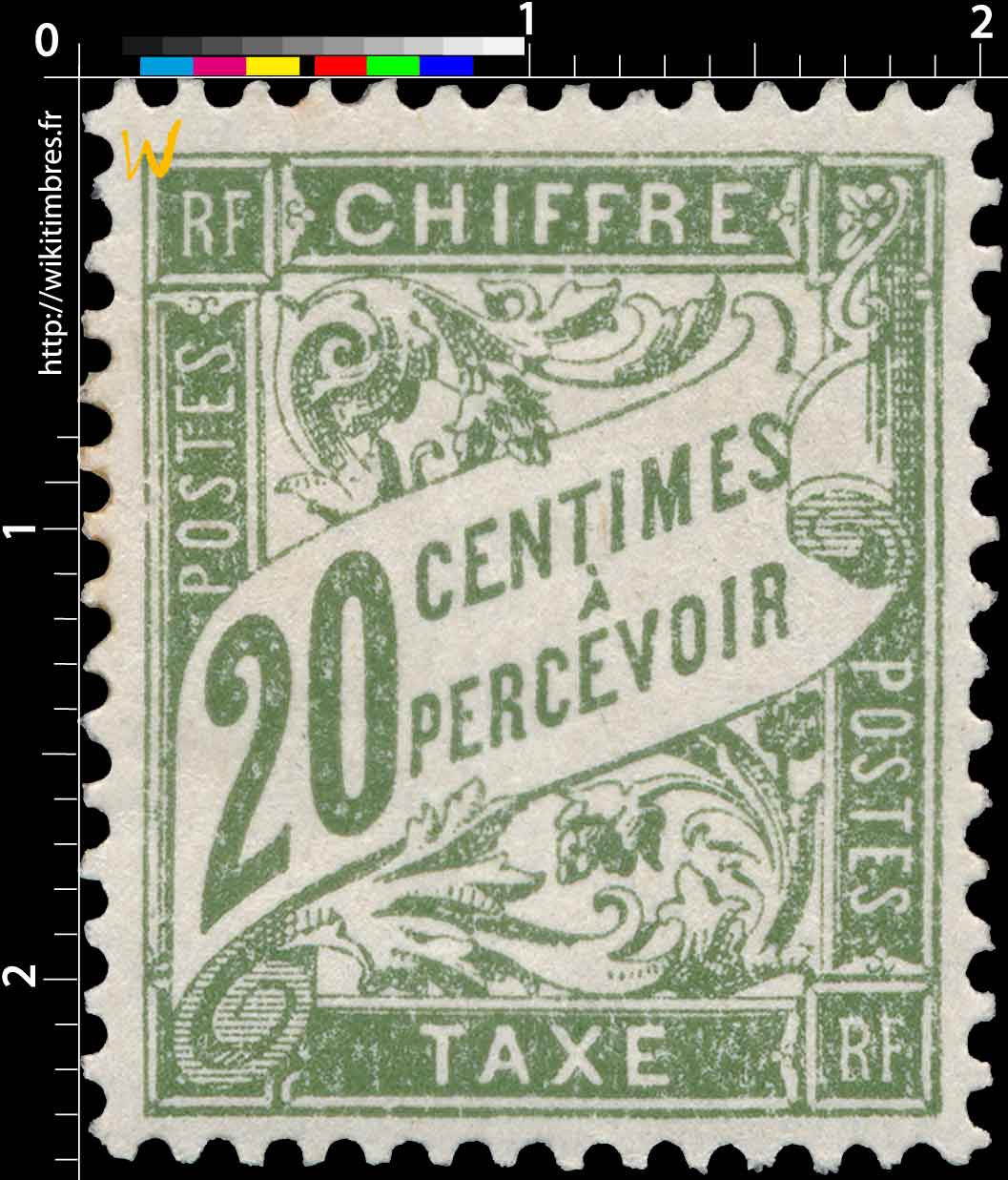 1906 CHIFFRE TAXE A PERCEVOIR - type Duval