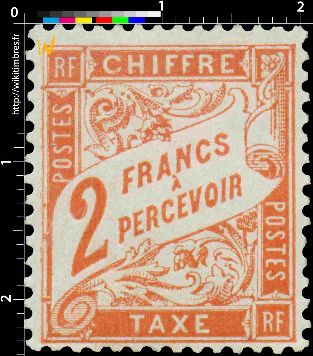 1910 CHIFFRE TAXE A PERCEVOIR - type Duval