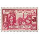 1937 Exposition internationale de Paris AFRIQUE EQUale FRçaise