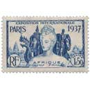 1937 Exposition internationale Paris AFRIQUE EQUale FRçaise