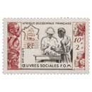 Afrique Occidentale Française Oeuvres sociales FOM 